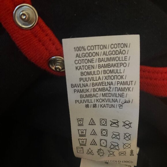 NBA Toronto Raptors Baby Onesie | “Game Time” Bodysuit 24M | Black & Red Cotton - Picture 8 of 8